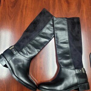 COLE HAAN RIDING BOOTS / Black/ 7.5
